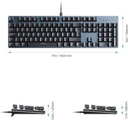 AUKEY Mechanical Gaming Keyboard RGB Backlit 105 Keys