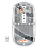 3 Modes Wireless Transparent 2.4G Mouse