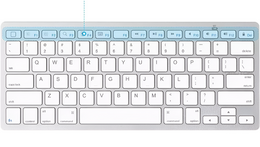 Bluetooth Wireless Keyboard – Multi-Device (Rechargeable, Dongle + Bluetooth)