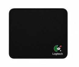 Classic Black Mouse Pad with Smooth Surface and Non Slip Base