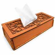 Elegant Wooden Tissue Box with Smooth Finish for Home Decor
