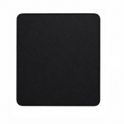 Premium Black Mouse Pad with Smooth Surface and Non Slip Grip
