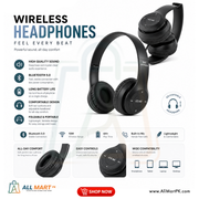 P47 Headphones Wireless Earbuds Invincible Ultra Small Bluetooth Headset For Gaming
