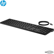 Wired Keyboard with Quiet Keys and Adjustable Slope