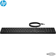 Wired Keyboard with Quiet Keys and Adjustable Slope
