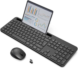 Wireless Keyboard & Mouse Combo – Dongle Connectivity