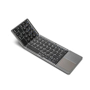 B033 Foldable Bluetooth Keyboard with Touch Pad Mouse