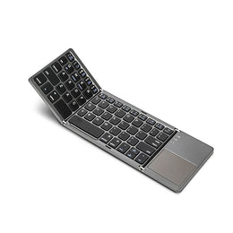 B033 Foldable Bluetooth Keyboard with Touch Pad Mouse