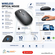 Wireless Optical Mouse with Smooth Fast and Reliable Performance